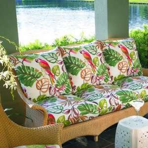  Mandalay Sofa Back Cushion Set Fabric Safari / White 