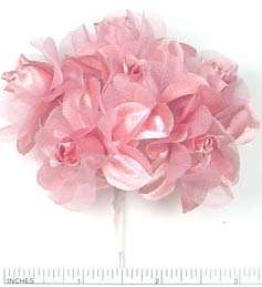 Mauve Poly Tulle Roses Wedding Decorations Flowers  
