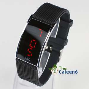 NEW Jelly Silicone LED Sports Unisex Fashion Digital Wrist Watch 2 