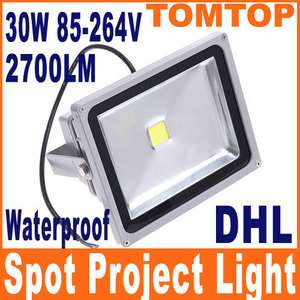 30W 85 264V LED White Waterproof Project Flood Light  