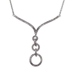  Isabellina Silver Crystal Necklace Jewelry