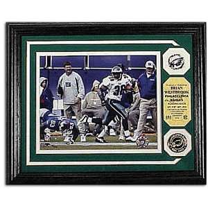  Eagles Highland Mint Brian Westbrook Photomint