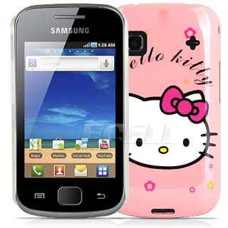 BABY PINK HELLO KITTY DESIGN HARD BACK CASE COVER FOR SAMSUNG GALAXY 