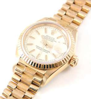 Rolex Watch Ladies Datejust President Gold 18k 69178  
