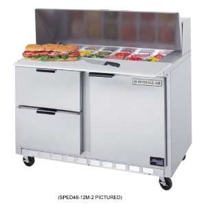  Sped Series 48in. 2 Section Mega Top Refrig. W/2 Drawers 