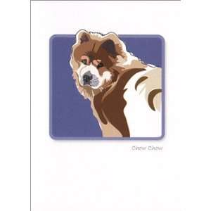 Grrreen Red Chow Note Cards 