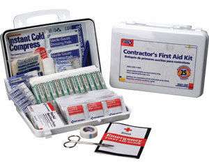 25 Person Contractor First Aid Kit (Plastic) 1 Each  