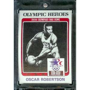 1984 Topps M&M Oscar Robertson Basketball Olympic Heroes Trading Card 