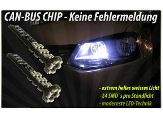 Extrem LED 24er SMD Standlichter Stecksockel W5W BMW  
