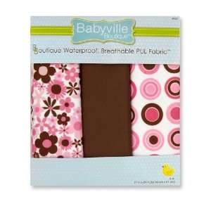  Babyville Boutique PUL Fabric Package Flower By The 