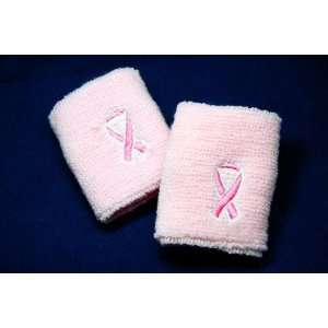  Pink Ribbon Sweatbands Retail 