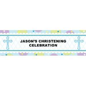  Sweet Baby Boy Personalized Banner Standard 18 x 61 