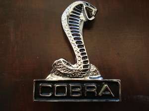 Schild Cobra badge Ford mustang shelby Schlange  