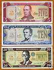 Liberia, SET 5;10;20 dollars, 2003 2004, P 26;27;28 UNC