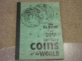 THE ALBUM FOR THE 20TH CENTURY COINS OF THE WORLD ALBUM ID#X872  