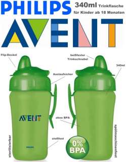    Lernflasche/Trinkflasche (340ml/ab 18 Monaten/grün) Babyflasche