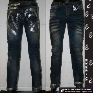 AY TOUCH KINGZ DESIGNER STYLER JEANS 29 36 EYECATCHER HAMMER BLAU 