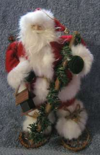 Santas Workshop Handcrafted Collectibles Santa ~ NWOT  