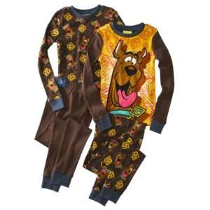    Scooby Doo Boys 4 Piece Cotton Pajama Set (6) 