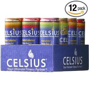 Celsius Variety Case, 12 Count (Pack of 12)  Grocery 