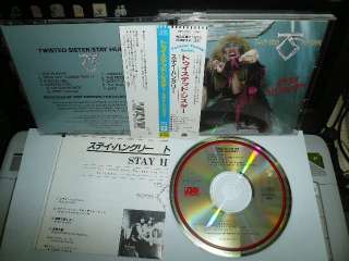 TWISTED SISTER STAY HUNGRY 1984 JAPAN CD OBI 18P2  