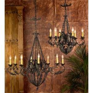  Artistic   Lafayette   Chandelier   6306 Black with Gold 