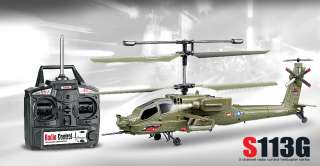 2012 Latest New SYMA Apache S113G S009G RC Helicopter Remote Control 