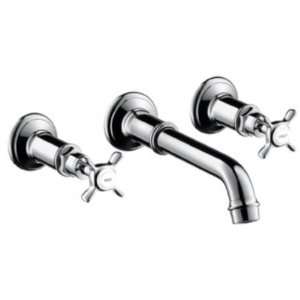 Hansgrohe 16532001 Chrome Axor Montreux Wall Mount Widespread Lav Set 
