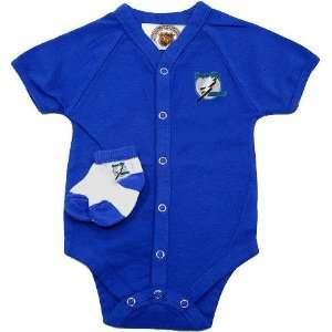  Tampa Bay Lightning Team Color Newborn/Infant Creeper and 