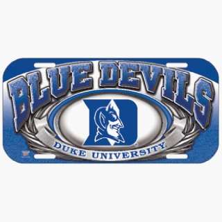 NCAA Duke Blue Devils High Definition License Plate 