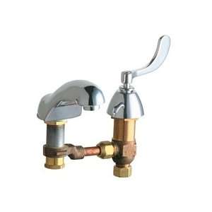   Lavatory Faucet with Wrist Blade Handles 404 317CW