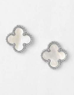 New Quatrefoil Four Clover Silver Gold Mother Pearl Red Black Onyx 