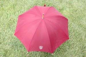 RALPH LAUREN VINTAGE BURGUNDY UMBRELLA  