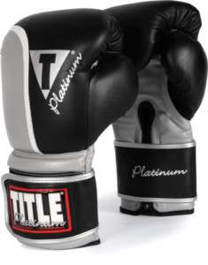 Boxing Bag Gloves Title New Leather Platinum Ultimate  