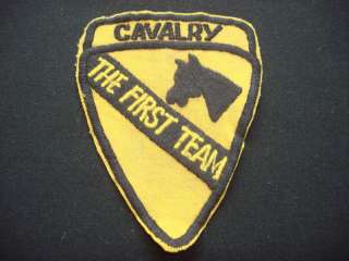 Nam War Patch US 1st Cavalry Division THE FIRST TEAM  