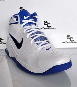 Nike Air Team Hyped II 2 mens basketball shoes white blue black  