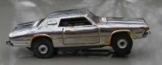 AURORA T/JET 67 FORD T.BIRD IN CHROME PLATED (PROMO CAR VERY RARE 