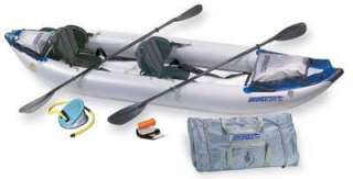 Sea Eagle 380X Inflatable Kayak Pro Includes Seats Paddles and Pump 