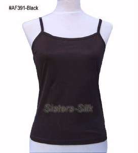 Ladys Knitted Silk Camisole S~XL #AF391 ●Free p&p  