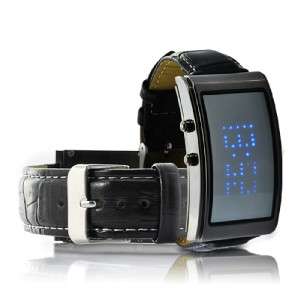 Blue Romance   LED Watch for Ladies with Scrolling Text  