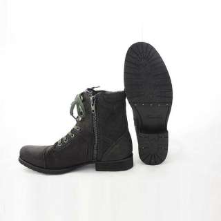 Kenneth Cole Mens New York Tie Land Black Suede Boots  