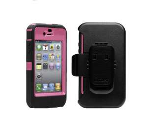 OTTERBOX Defender Case For iPhone 4 4S 4G 4GS Pink Black 0660543008231 