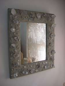 Rock Crystal Quartz Crystal Studded Mirror  