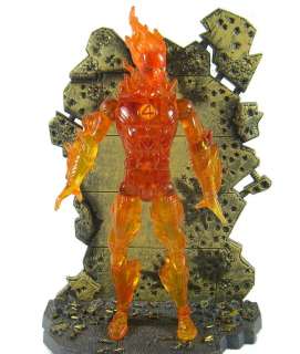 Marvel Human Torch Fantastic Four Figure Toy 6 RHR SUPER HERO  