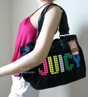 NEW JUICY COUTURE Stud Rainbow DAYDREAMER Tote Handbag  