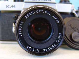 Old Asahi Pentax KM 35mm Camera Asahi Opt. Co. Japan  