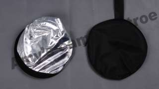 24 60cm Gold Silver 2 in 1 Collapsible disc Reflector  