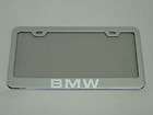 BMW* 3/5/6/7 series X3 X5 X6 chrome metal license plate frame +screw 