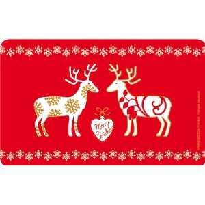 Frühstücksbrettchen Merry christmas / Deer  Küche 