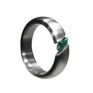KOZAR DESIGN Titan°5 Ring Smaragd, navette 6x3 mm Kozar Design 